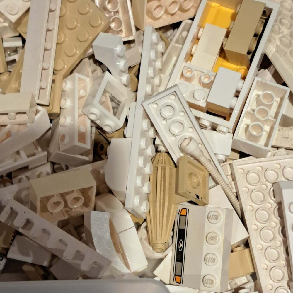 Bulk lot of white beige Lego - Picture 8 of 12